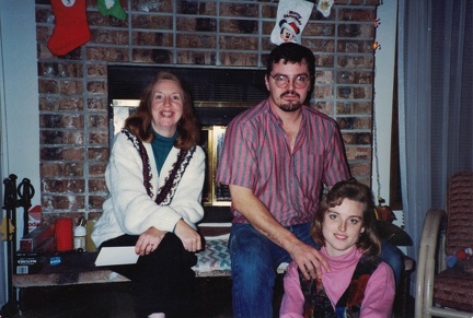 Janice 1993 with Jenny and Bill